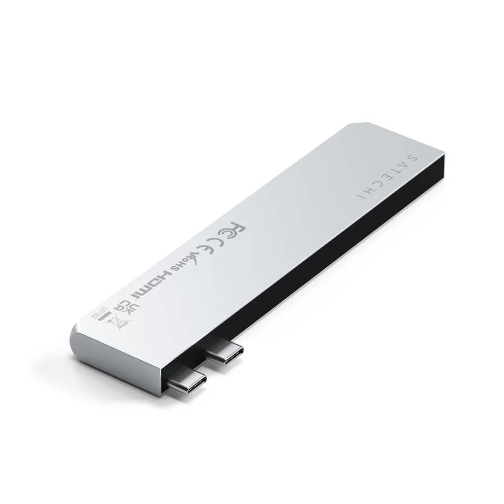 Satechi PRO HUB SLIM (1xUSB4,1xHDMI,2xUSB-A,SD/MicroSD,UHS-I up to 104MB/s) - Silver