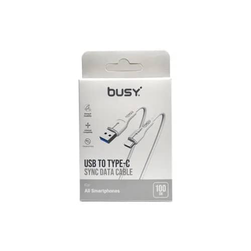 Busy Kabllo Usb to Type C White