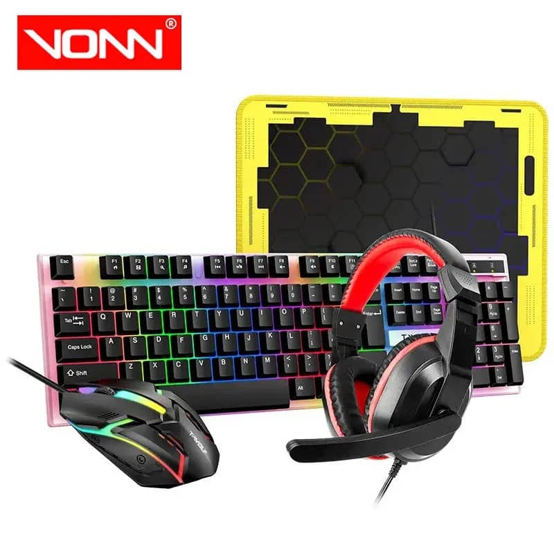 Set Gaming 4 në 1 T-WOLF TF240, Hutini