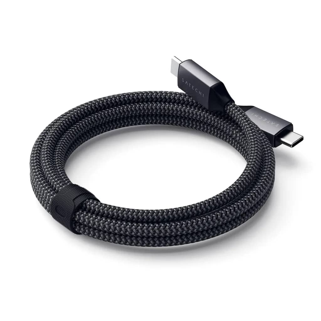 Satechi USB-C to USB-C 100W Braided Charging Cable 2m - Grey